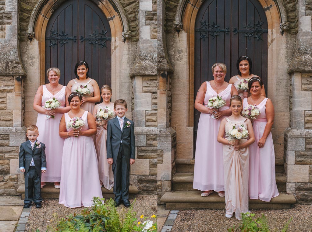 Bridesmaids and pageboys