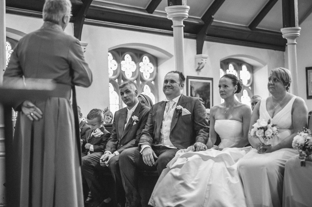 Wedding photography during a wedding ceremony in Epworth