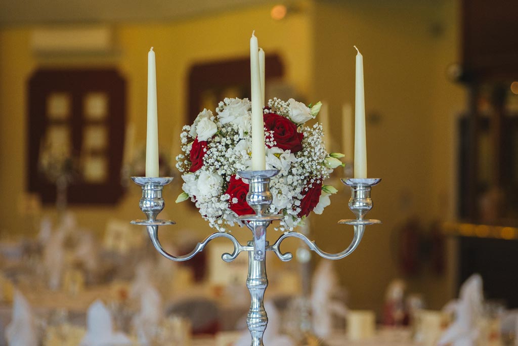 Wedding candelabra decor York