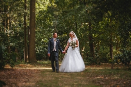 Bride and groom at Mount Pleasant Hotel Doncaster