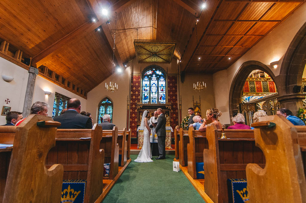 Wedding photography at St WIlfred Church in Cantley