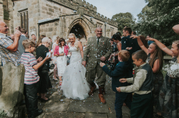 Hunting themed wedding in Ashover
