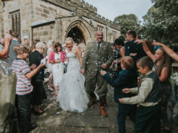 Hunting themed wedding in Ashover