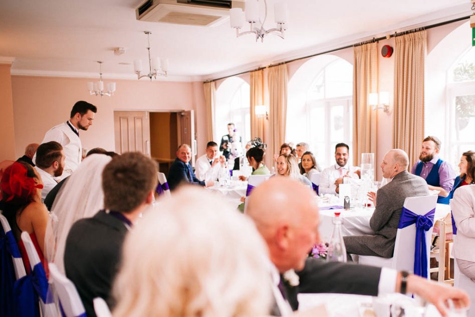 wedding speeches at The Stables in South Yorkshire