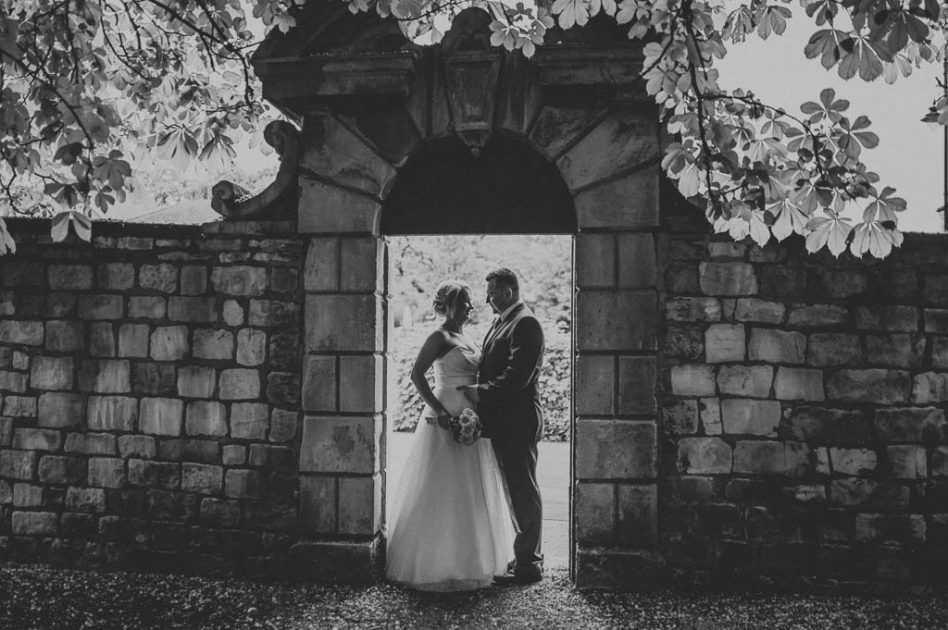 Newlywed couple at Doncaster Register Office