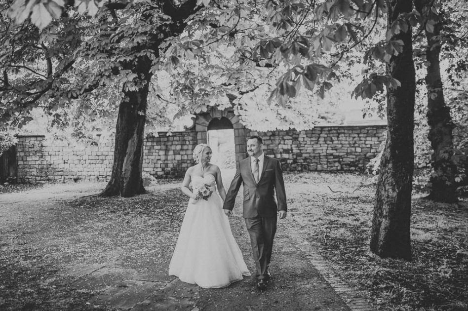 Newlywed couple at Doncaster Register Office