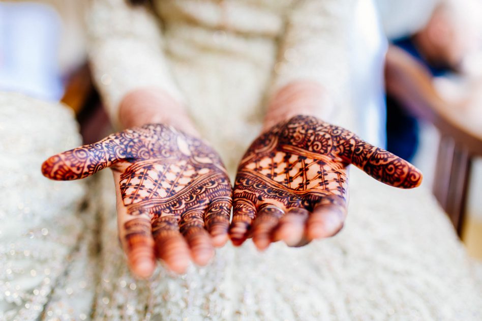 Asian bride henna photo