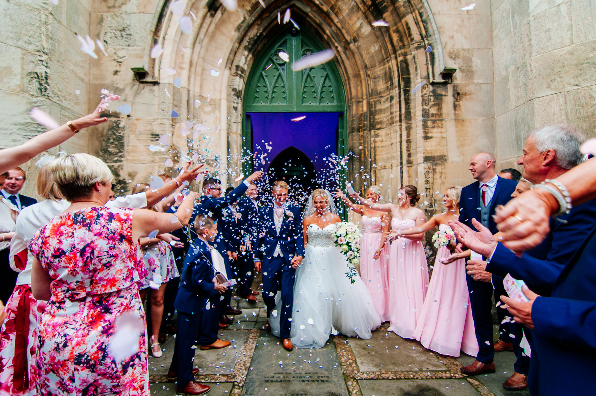 Lisa & Rob’s wedding at Christ Church in Doncaster