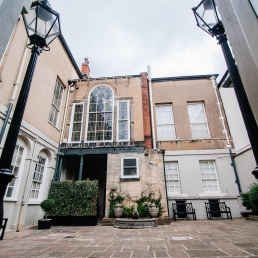 Courtyard at the back of the Great Kitchen in Doncaster.