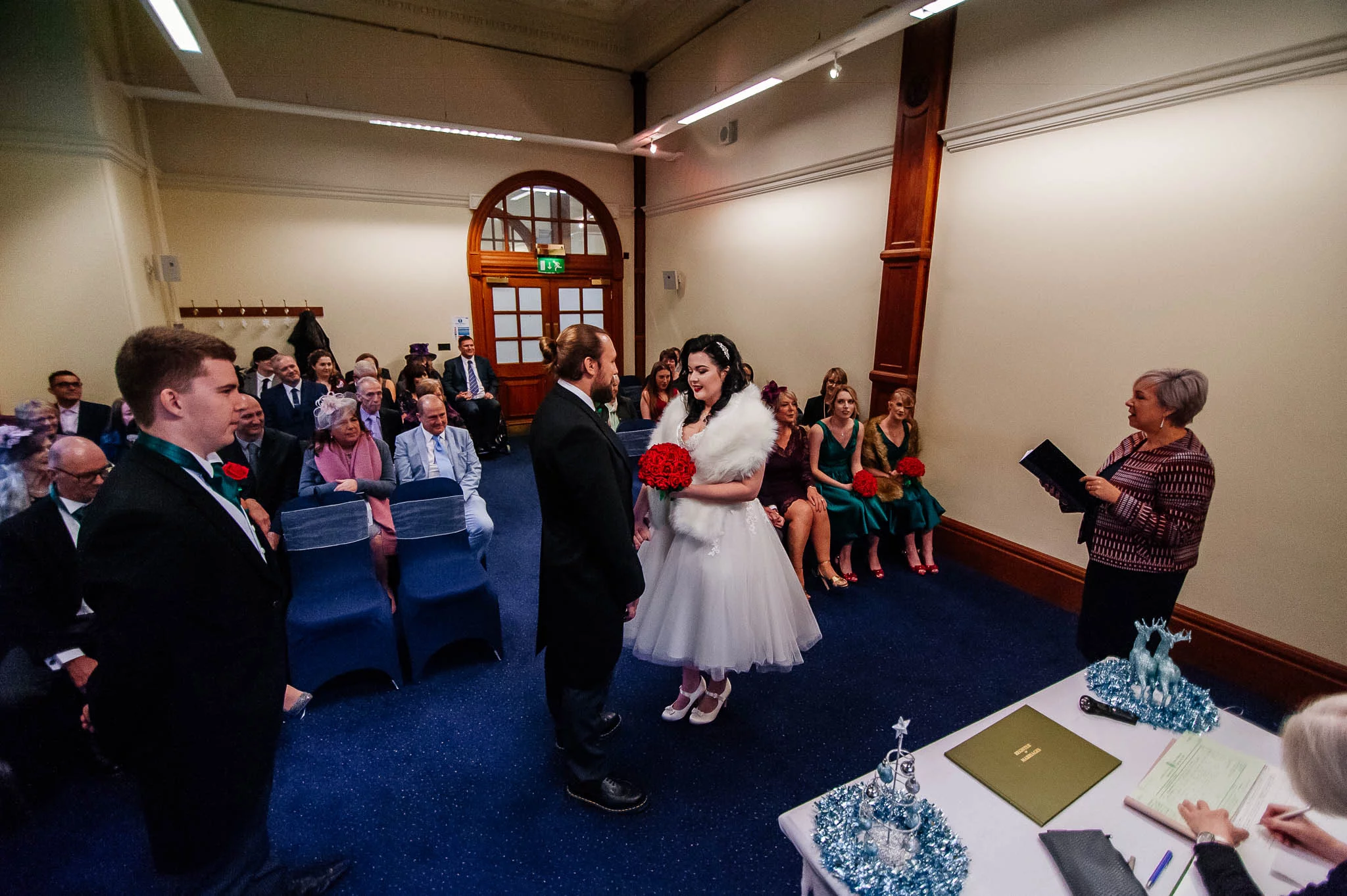Sheffield Town Hall wedding ceremony