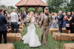 Wedding photos at a wedding ceremony in York
