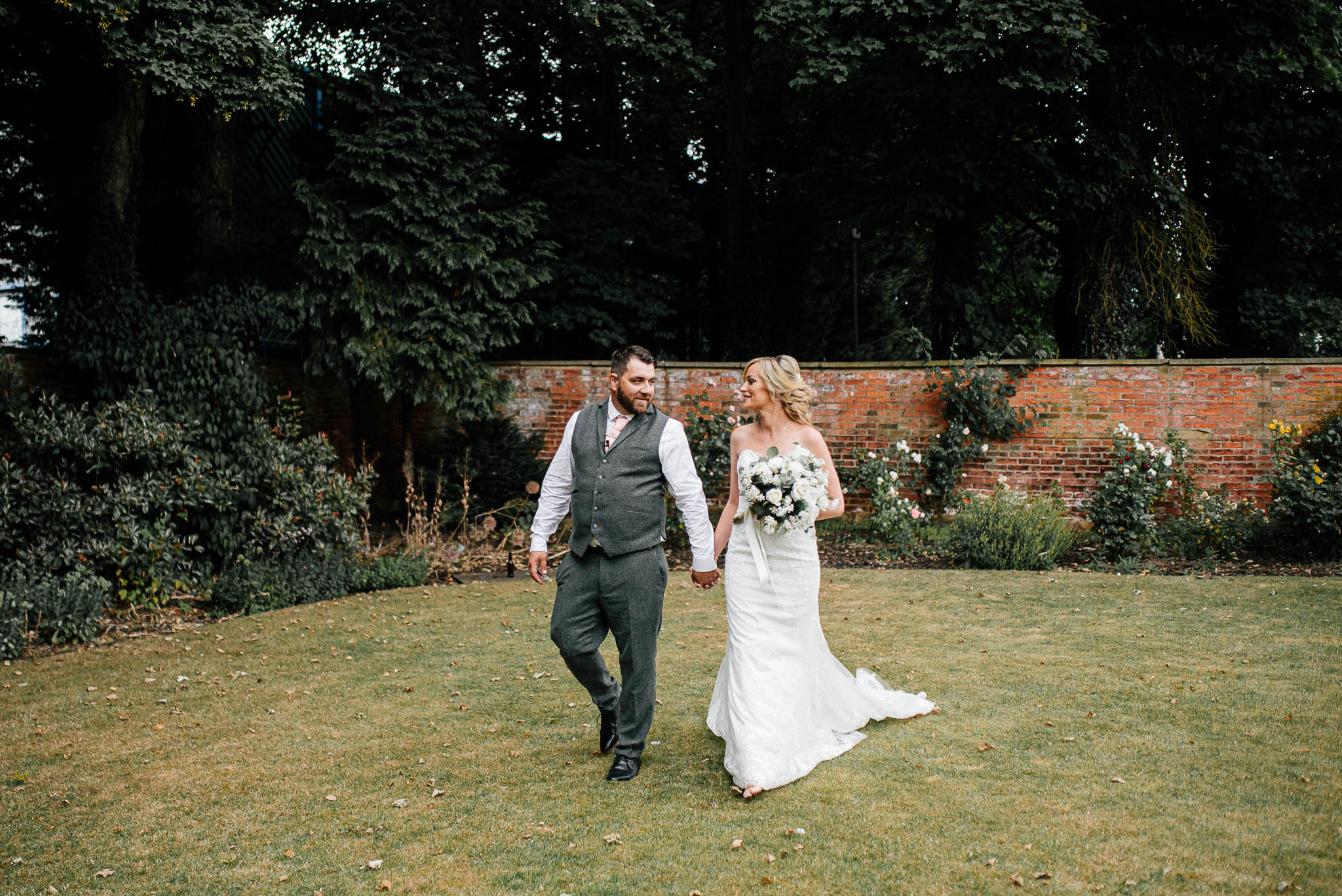 Photo of brie and groom taken at a wedding at Hellaby Hall Hotel