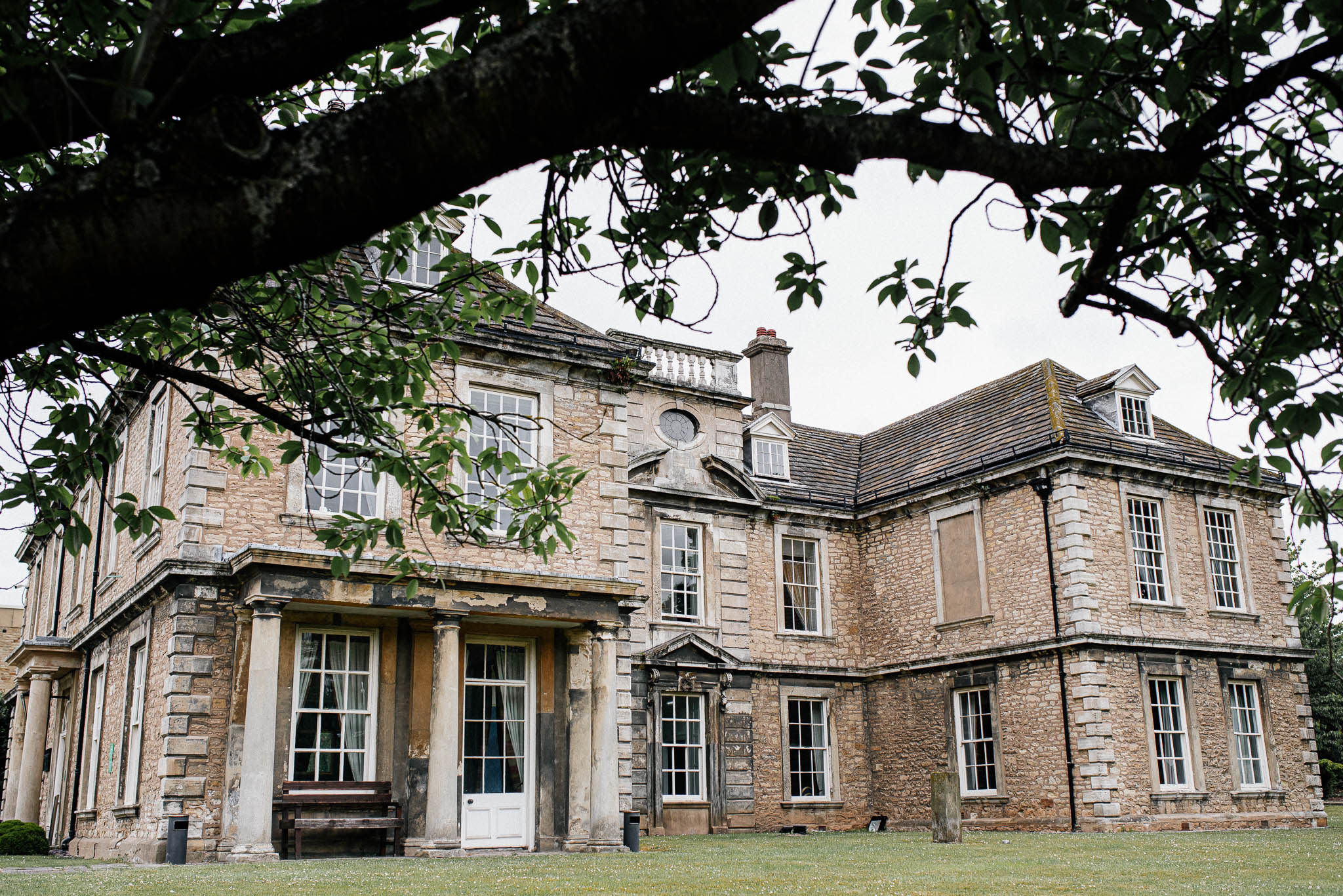 Back of Warmsworth Hall wedding venue