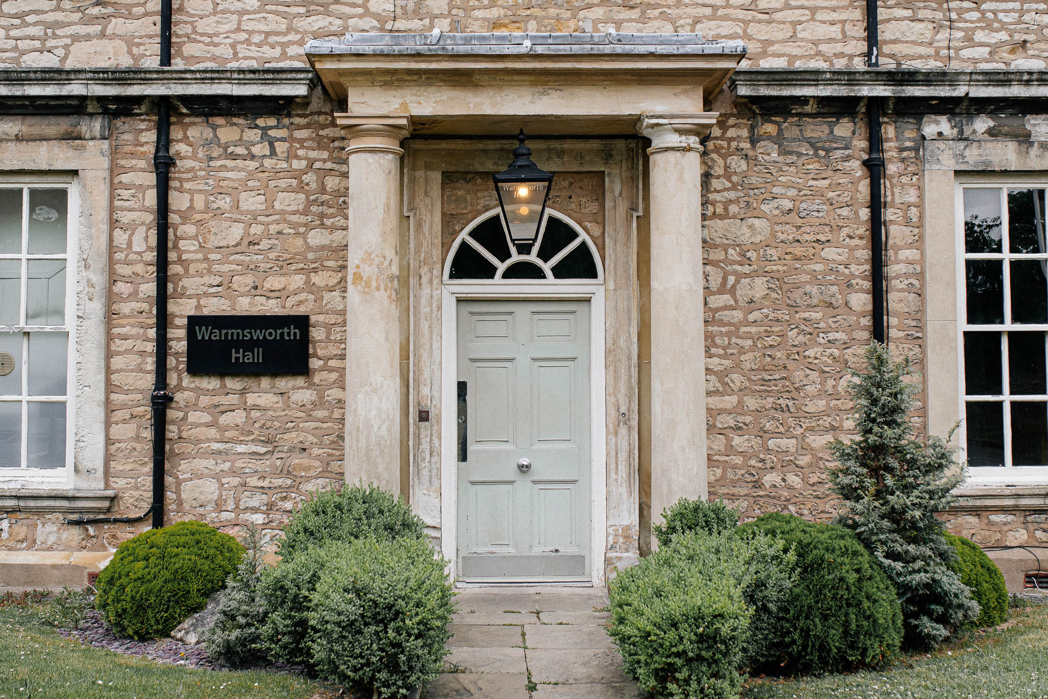 Main entrance at Warmsworth Hall