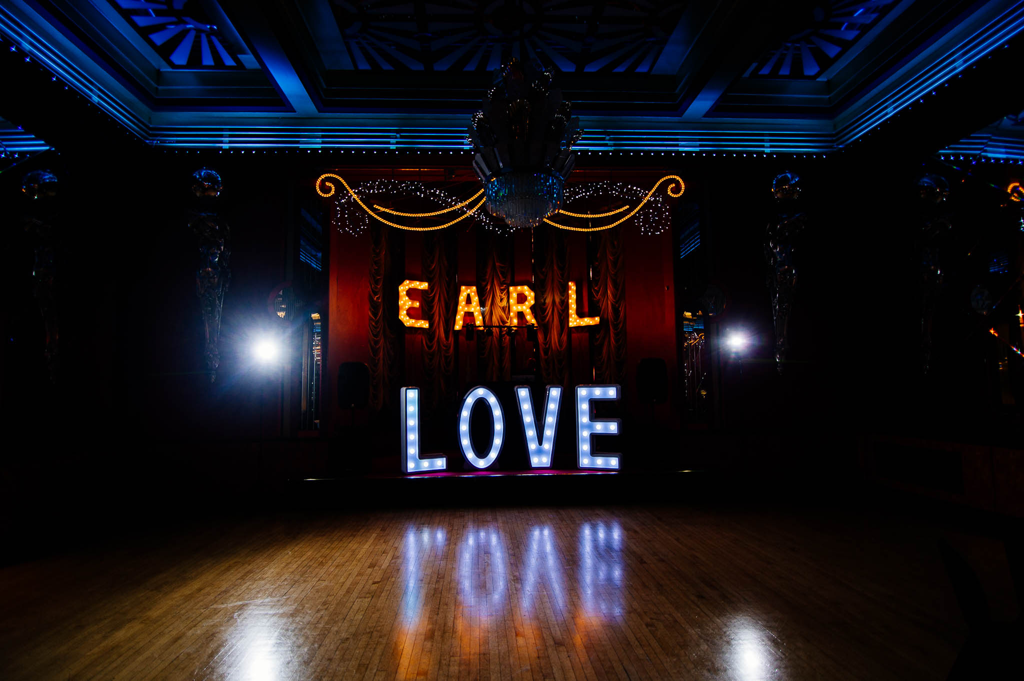 Love letters in the ball room