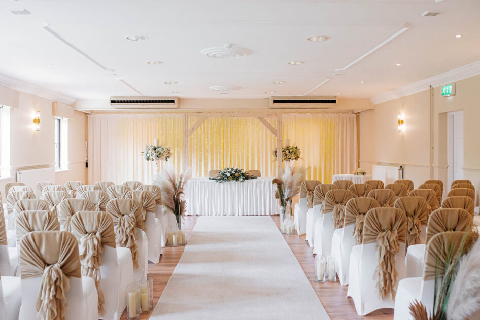 Ceremony room at Thornhurst Manor